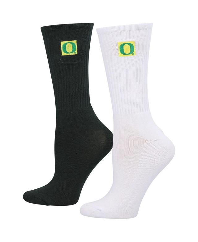 Womens ZooZatz Green Oregon Ducks 2-Pack Quarter-Length Socks - Green Product Image