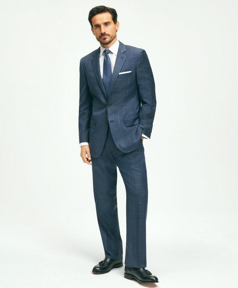 Traditional Fit Wool Windowpane 1818 Suit Product Image