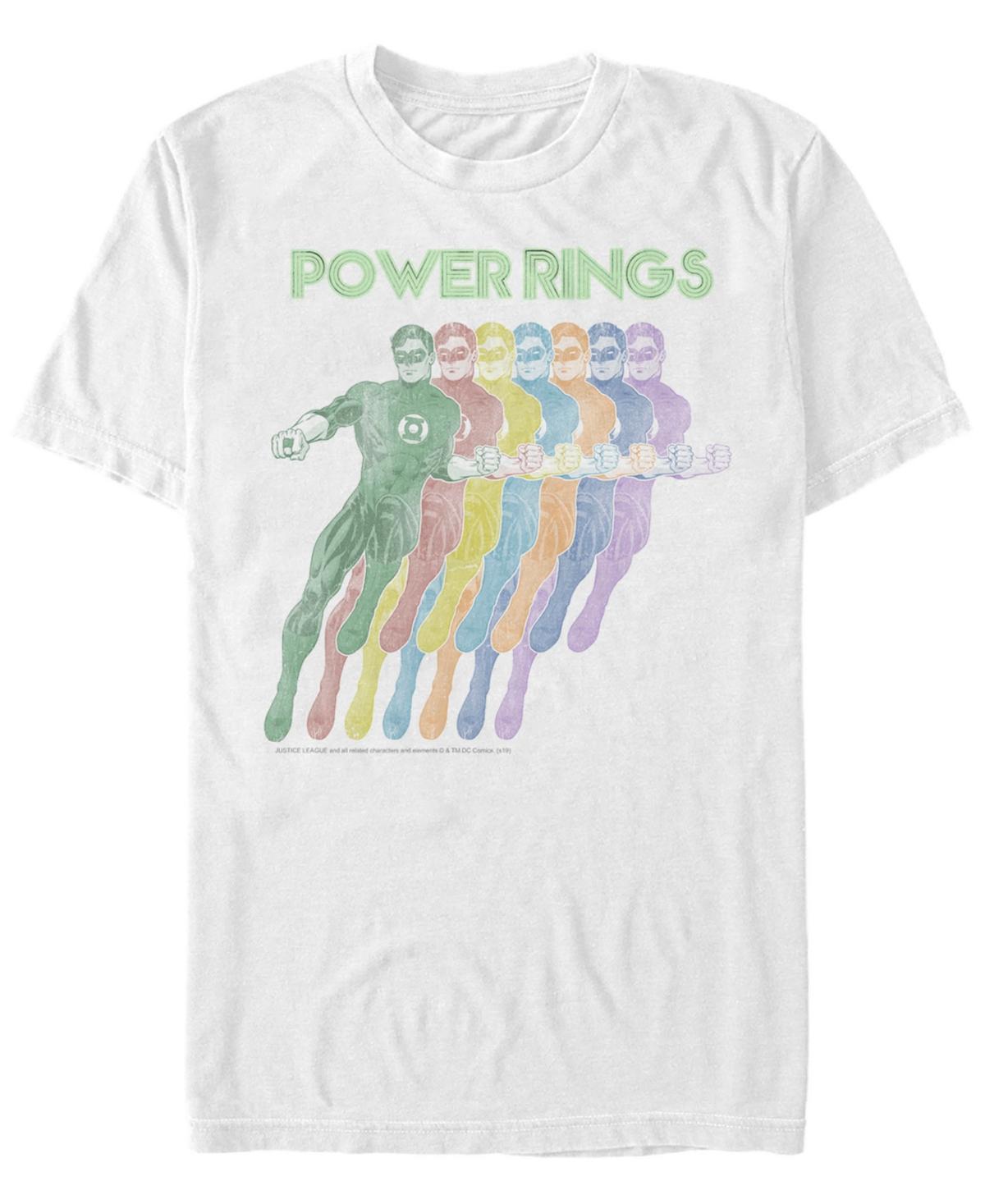 Mens Marvel Green Lantern Power Rings Portrait Graphic Tee Product Image