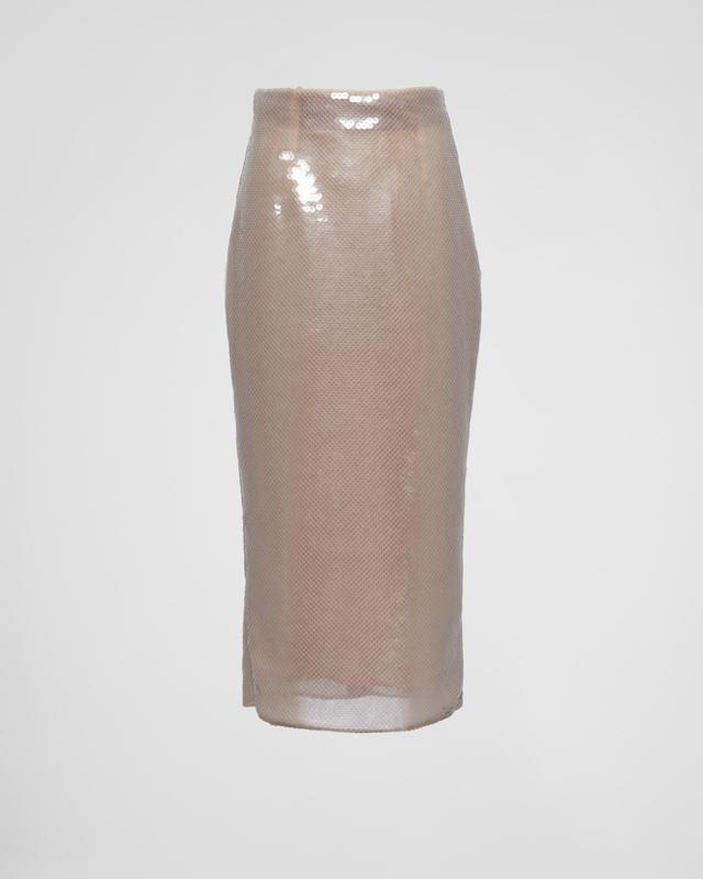 Sequined midi-skirt Product Image