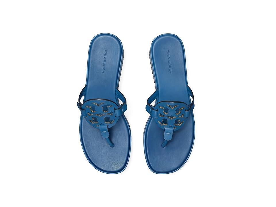 Tory Burch Miller Wedge 25mm (Dark Azure) Women's Sandals Product Image