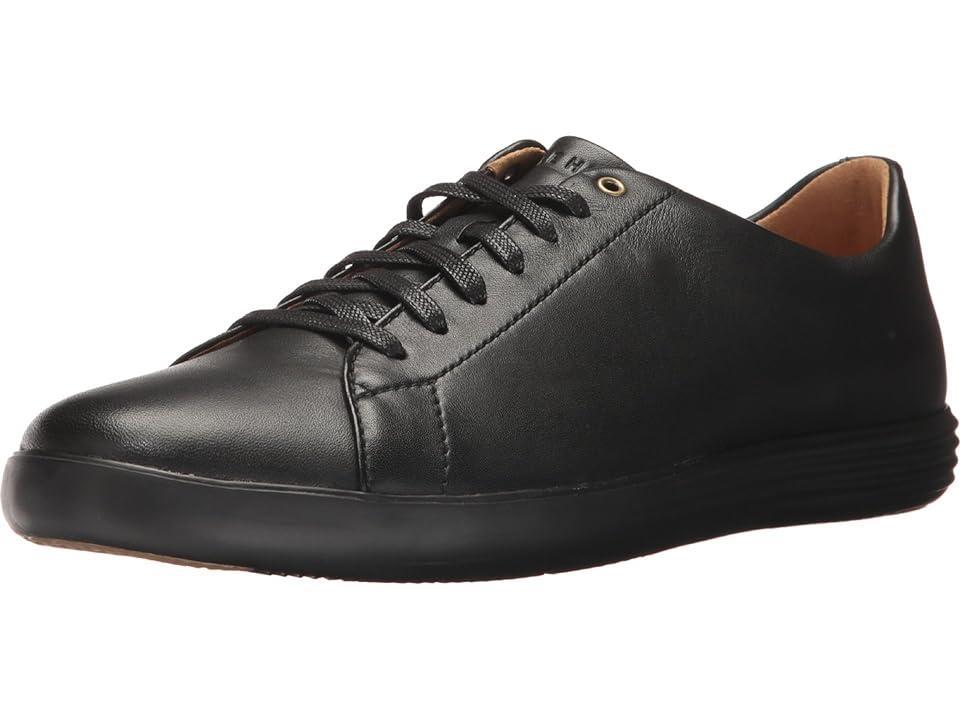 Cole Haan Mens Grand Crosscour Leather Sneakers - Black Product Image