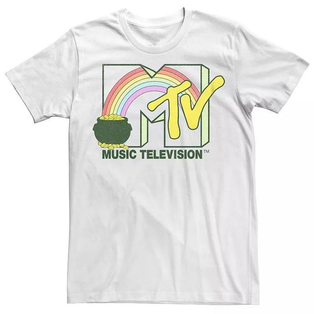 Big & Tall MTV Music Television St. Patricks Day Pot Of Gold Logo Tee, Mens Product Image