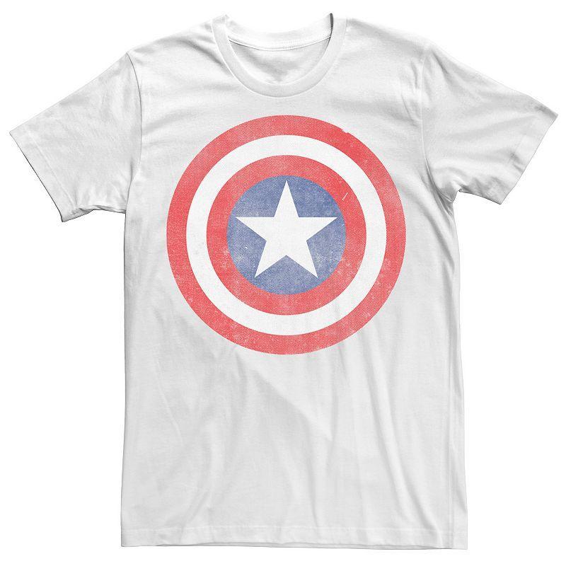 Mens Marvel Captain America Classic Shield Graphic Tee Product Image