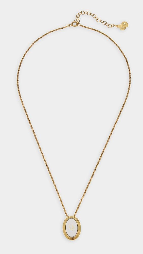 What Goes Around Comes Around Dior Silver Gold Necklace | Shopbop Product Image