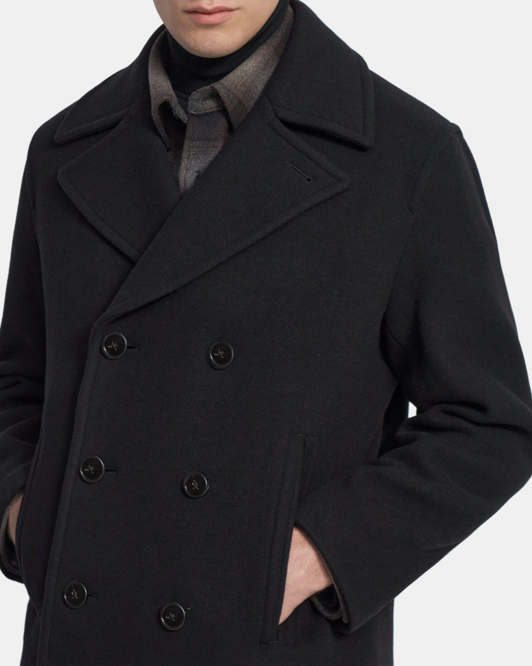 Peacoat in Knit Wool Product Image