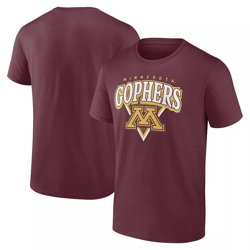 Mens Fanatics Maroon Minnesota Golden Gophers Modern Tri T-Shirt Product Image