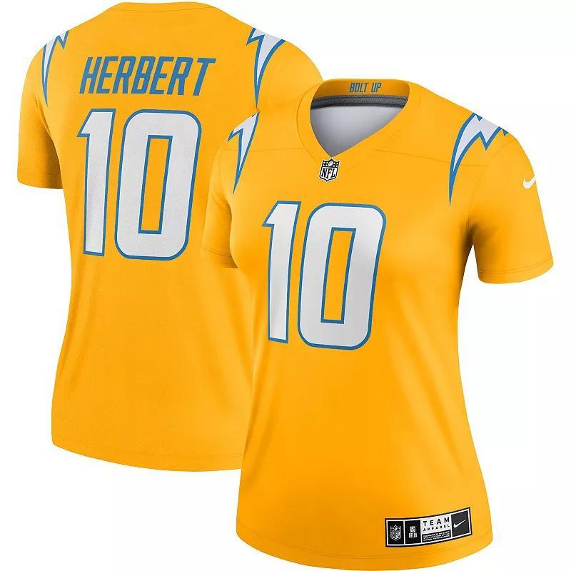 Womens Nike Justin Herbert Los Angeles Chargers Inverted Legend Jersey Product Image