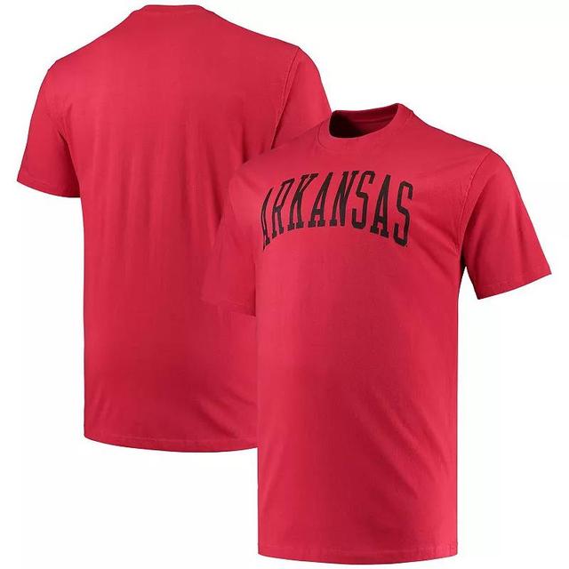 Mens Champion Cardinal Arkansas Razorbacks Big & Tall Arch Team Logo T-Shirt Product Image