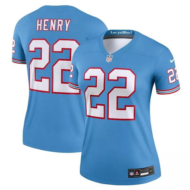 Womens Nike Derrick Henry Tennessee Titans Oilers Throwback Legend Jersey Product Image