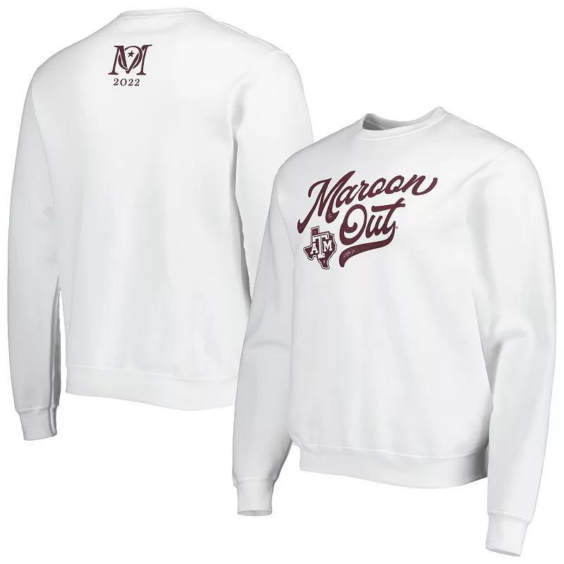 Mens Texas A&M Aggies 2022 Maroon Out Stripe the Stands Pullover Sweatshirt Product Image