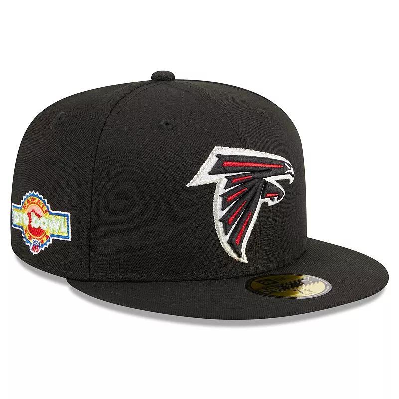 Mens New Era Atlanta Falcons Main Patch 59FIFTY Fitted Hat Product Image