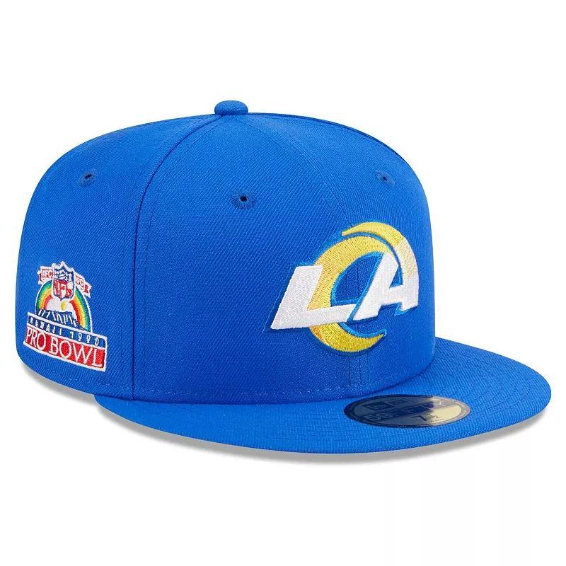 Mens New Era Royal Los Angeles Rams Main Patch 59FIFTY Fitted Hat Product Image