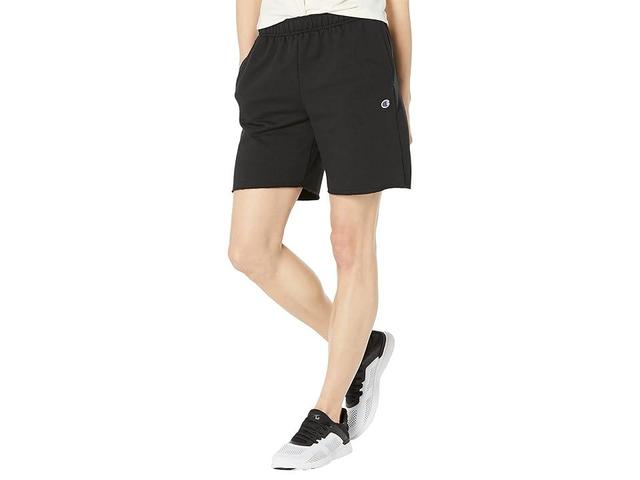 Champion Womens Powerblend Fleece Loose Fit Shorts Product Image