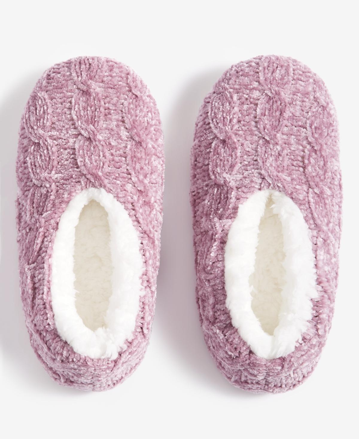 Charter Club Womens Cable Chenille Ped Slipper Socks, Created for Macys Product Image