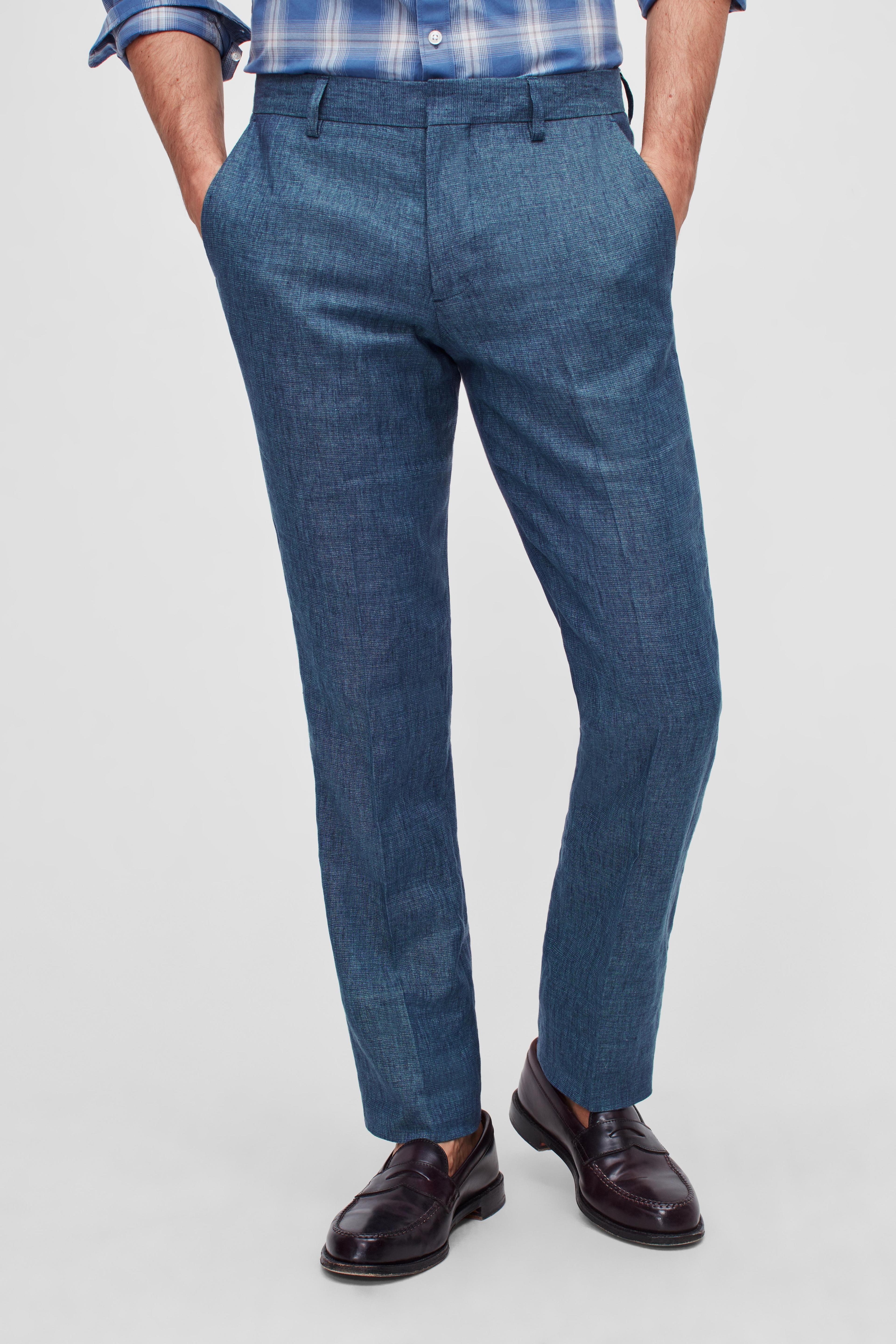 Italian Stretch Linen Suit Pant Product Image