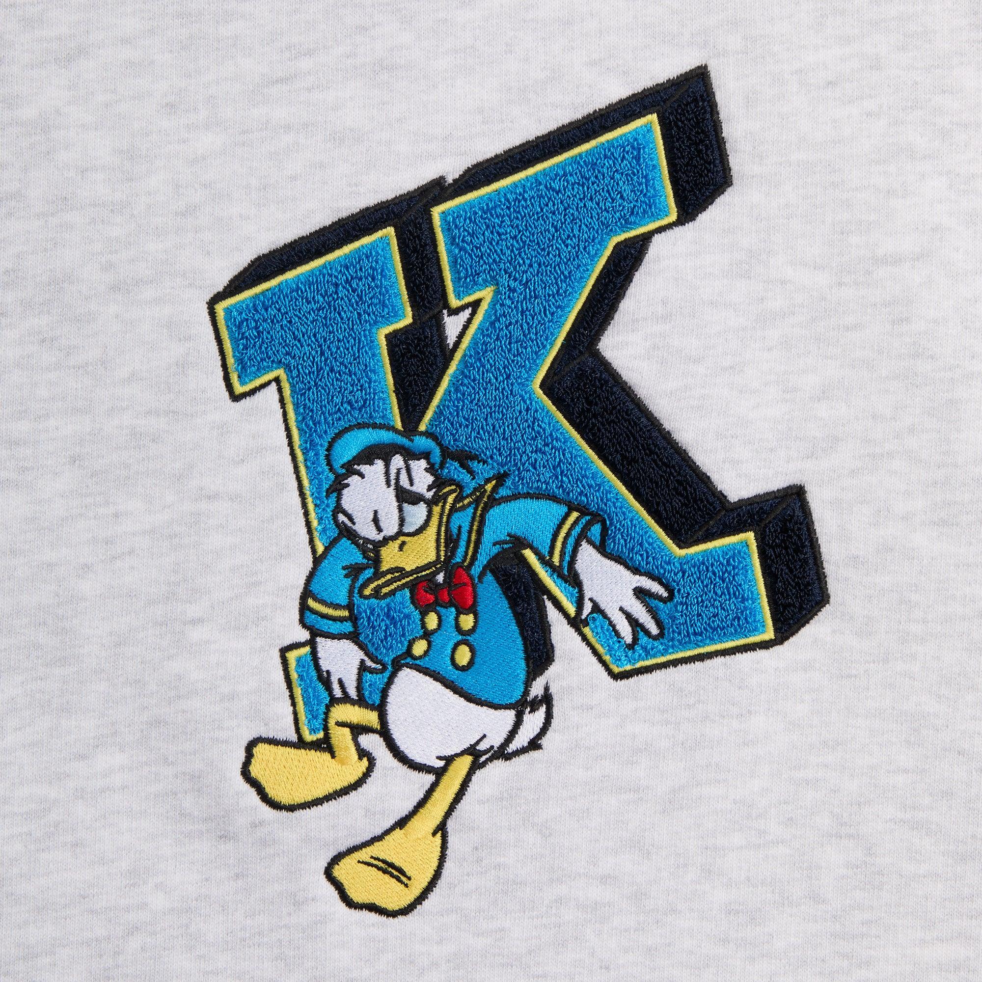 Disney | Kith for Donald Duck Varsity Vintage Nelson Crewneck - Light Heather Grey Male Product Image