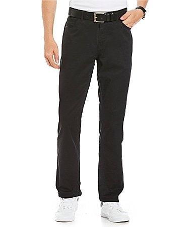 Michael Kors Slim-Fit Parker Stretch Flat Front Twill Pants Product Image