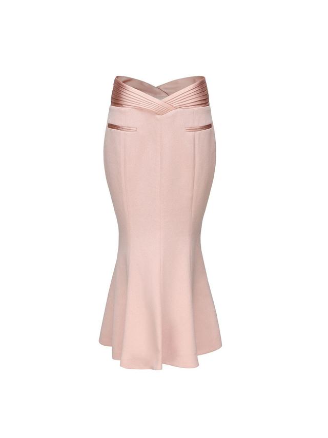 Belle Satin Skirt (Light Pink) (Final Sale) Product Image