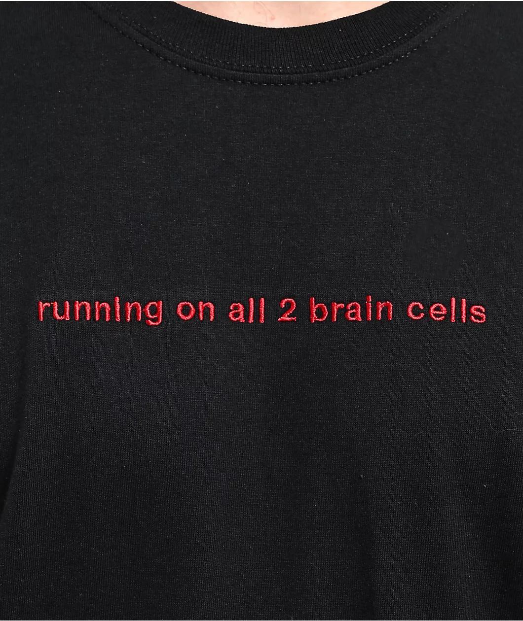 A.LAB Brain Cells Black T-Shirt Product Image