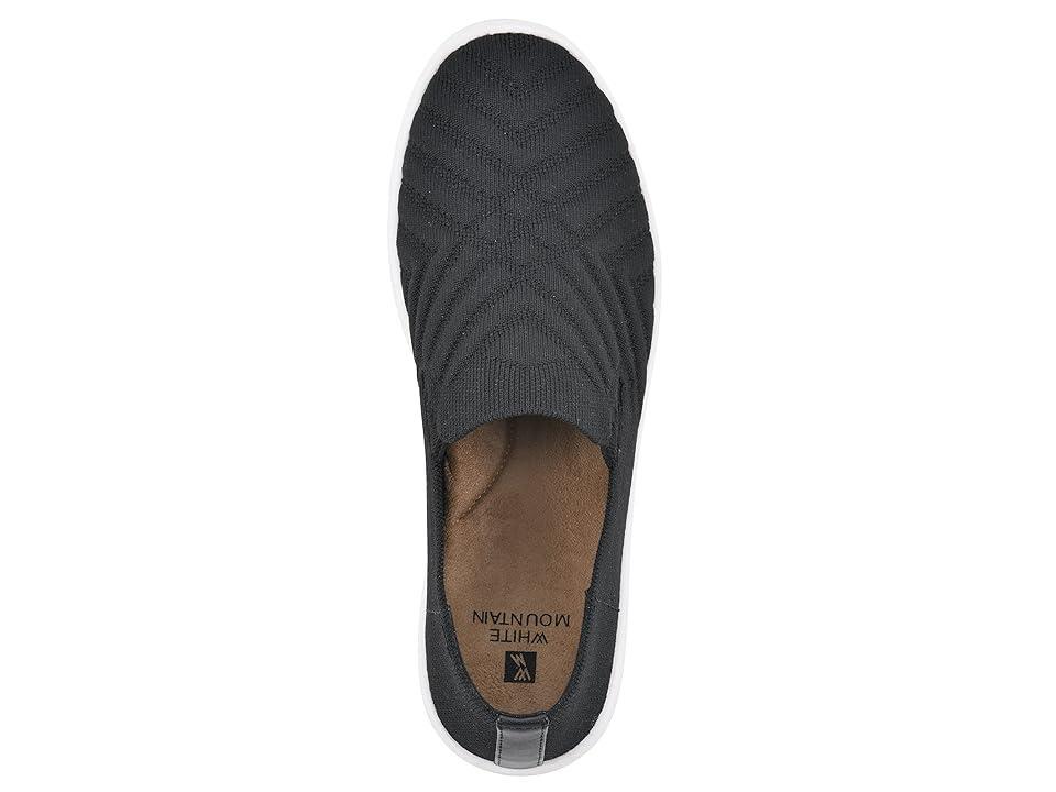 White Mountain Womens Until Slip On Sneakers - Black Product Image