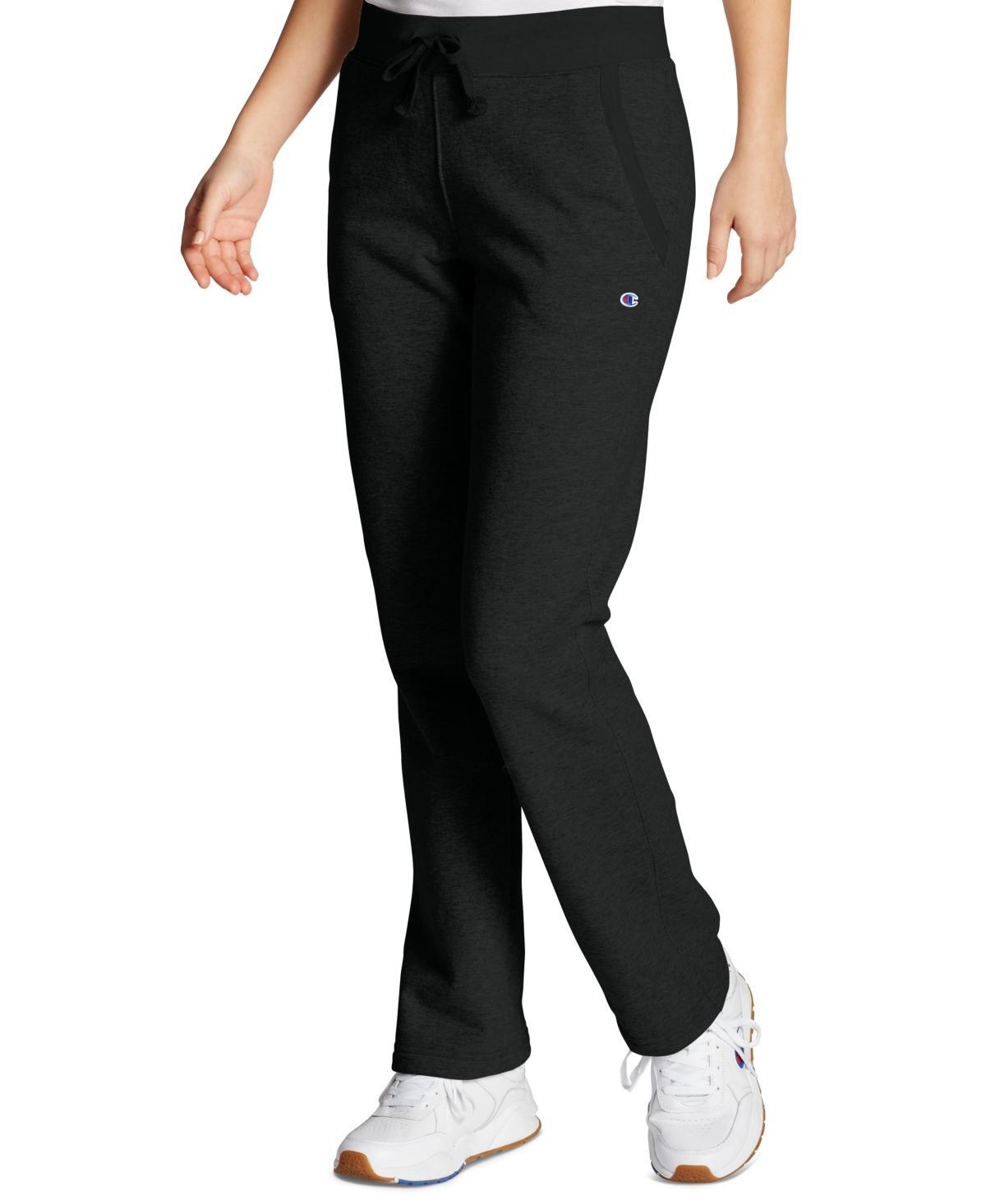 Champion Womens Powerblend Fleece Straight Leg Sweatpants Product Image