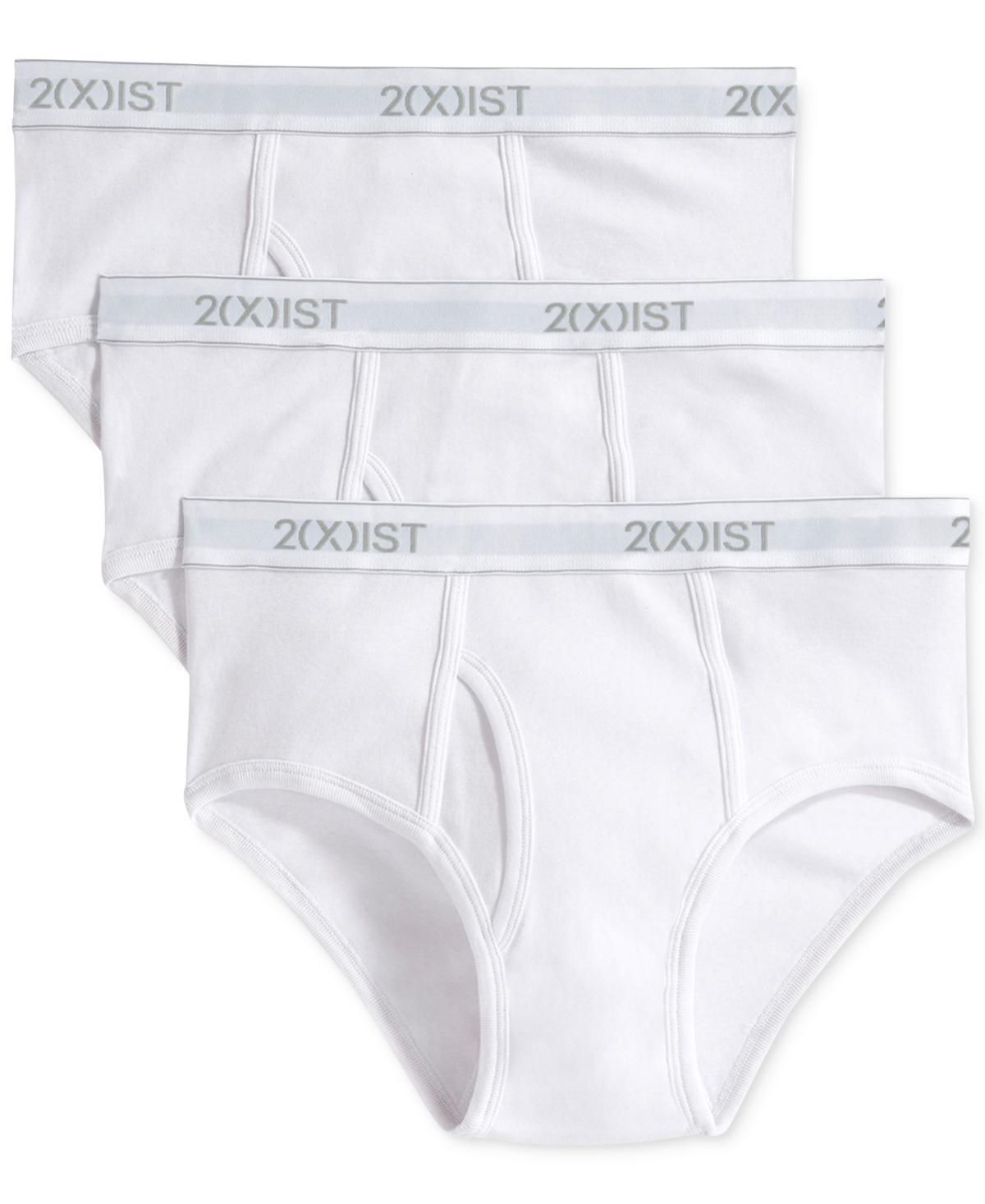 Men's Essential Cotton Fly Front Brief 3-Pack Product Image