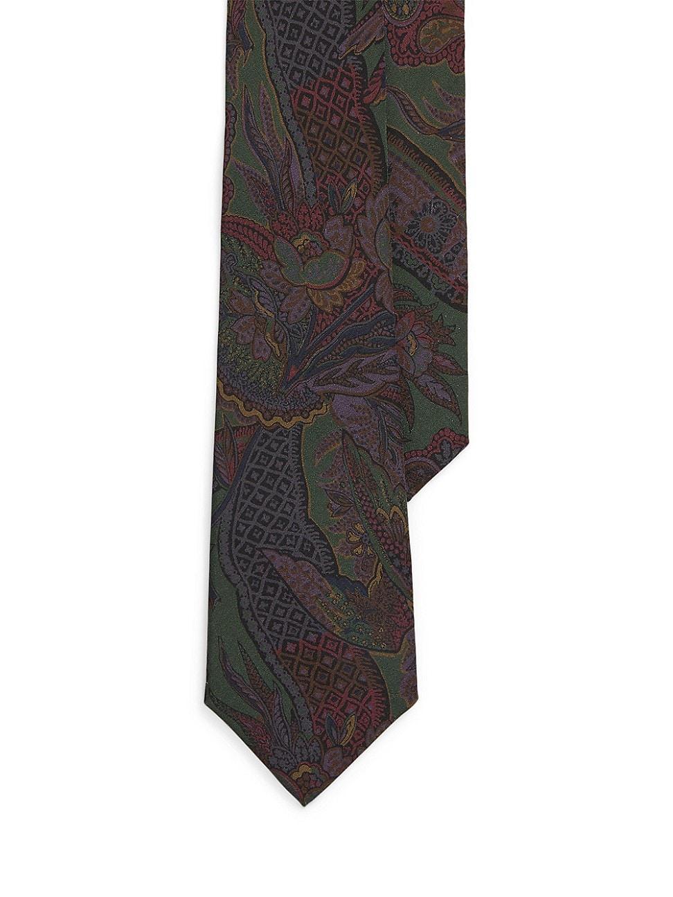 Mens Madder Paisley Silk Tie Product Image