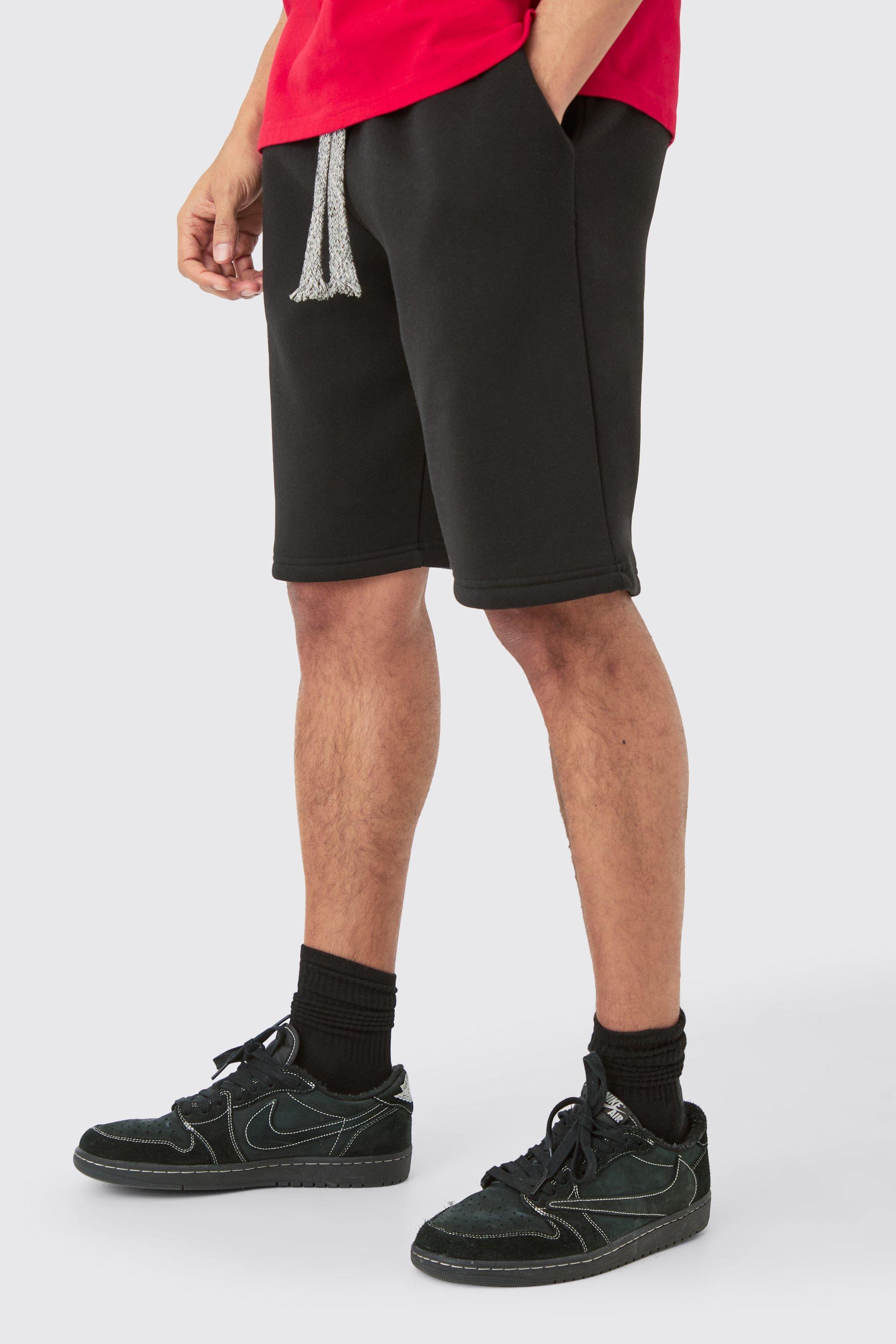 Relaxed Fit Chunky Drawcord Shorts | boohooMAN USA Product Image