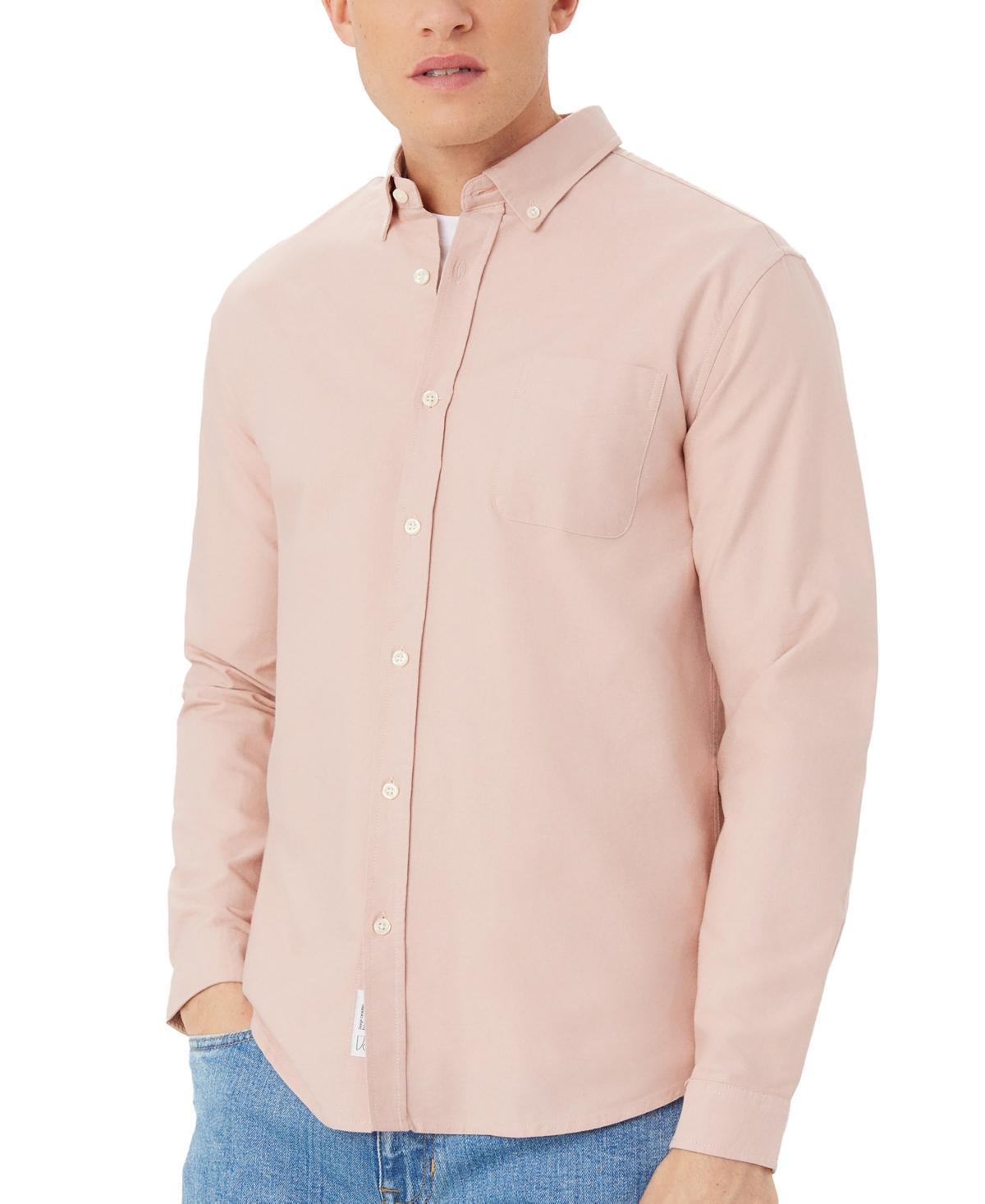 Frank And Oak Mens Jasper Long Sleeve Button-Down Oxford Shirt Product Image