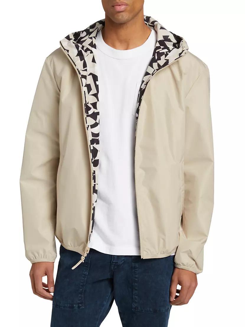 Abstract Reversible Hooded Jacket Product Image