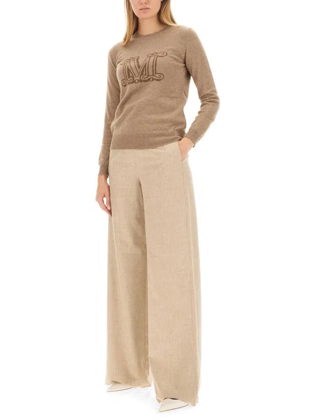 MAX MARA Women Venas Pants In Cream Product Image