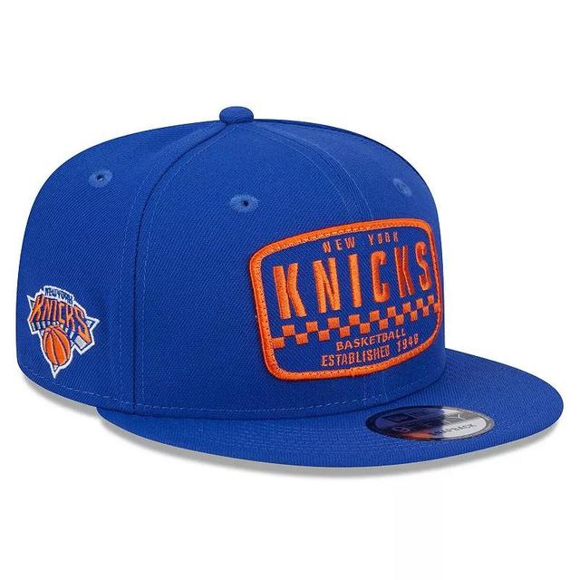 Mens New Era Blue New York Knicks 2024 Nba All-Star Game Rally Drive Finish Line Patch 9FIFTY Snapback Hat Product Image