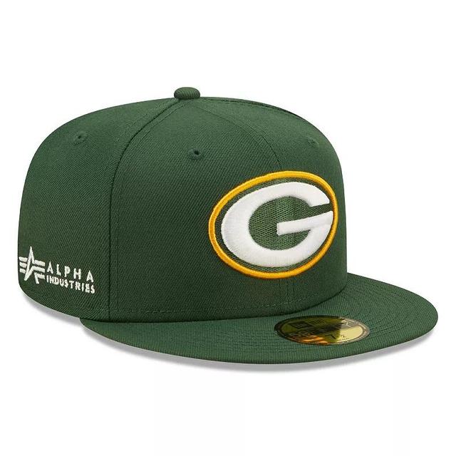 Mens New Era x Alpha Industries Bay Packers Alpha 59FIFTY Fitted Hat Product Image