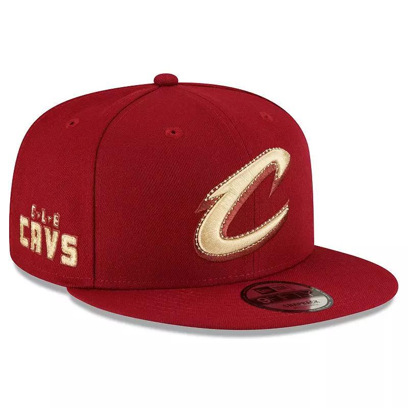 Mens New Era Wine Cleveland Cavaliers 2023/24 City Edition Alternate 9FIFTY Snapback Adjustable Hat Product Image