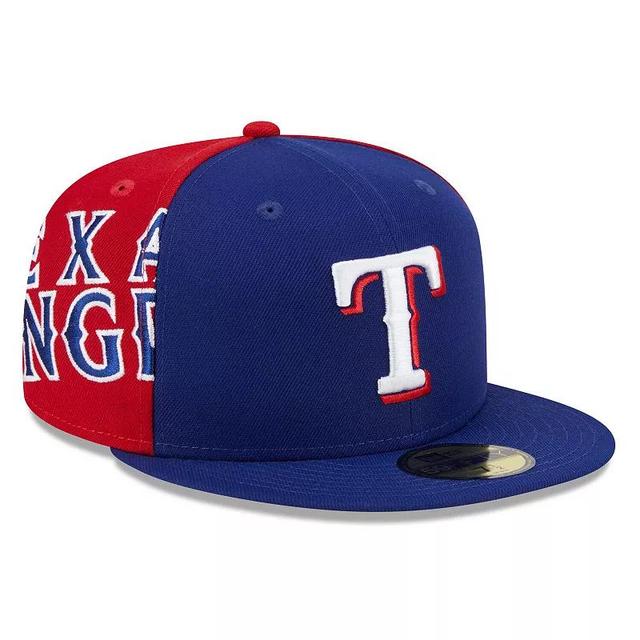 Mens New Era Royal/Red Texas Rangers Gameday Sideswipe 59FIFTY Fitted Hat Product Image