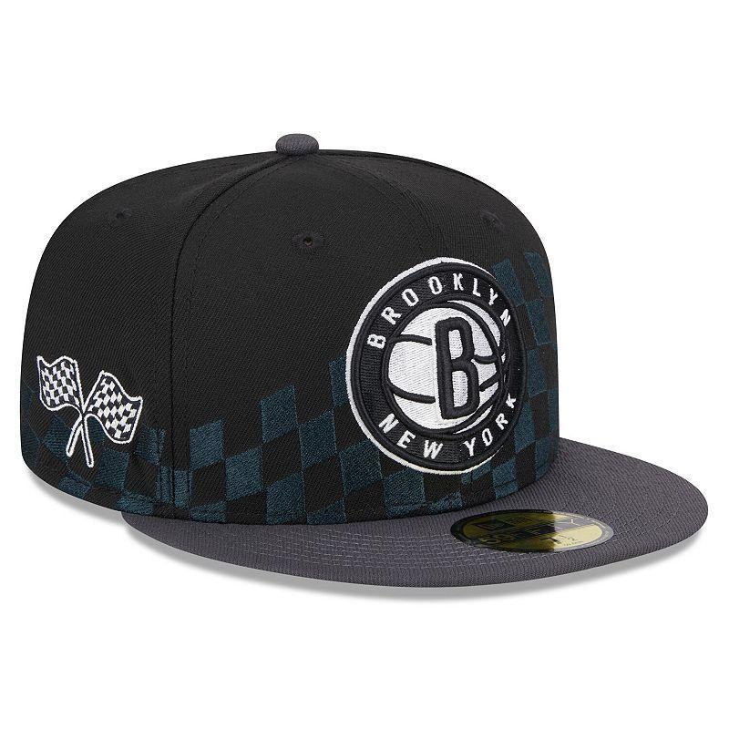 Mens New Era Brooklyn Nets 2024 NBA All-Star Game Rally Drive Checkerboard 59FIFTY Crown Fitted Hat Product Image