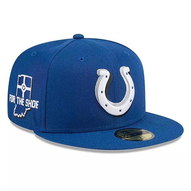 Mens New Era Royal Indianapolis Colts 2024 NFL Draft 59FIFTY Fitted Hat Product Image