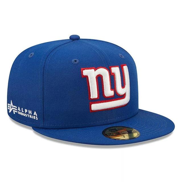 Mens New Era x Alpha Industries Royal New York Giants Alpha 59FIFTY Fitted Hat Product Image