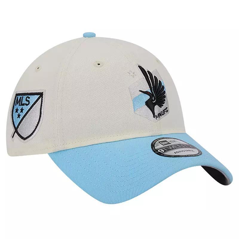 Mens New Era White Minnesota United Fc 2024 Kick Off Collection 9TWENTY Adjustable Hat Product Image