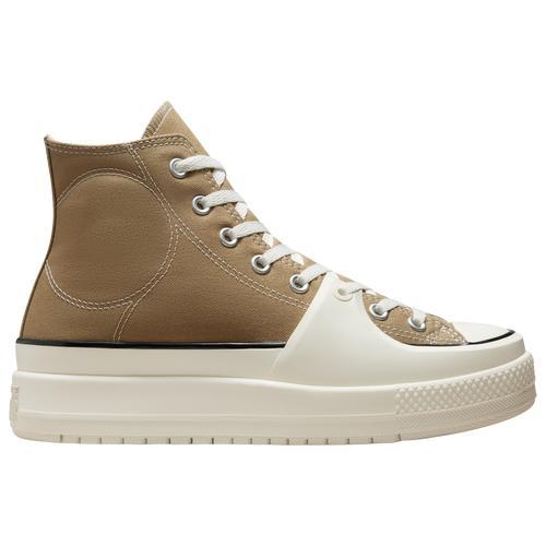 Converse Mens Chuck Taylor All Star Hi Construct - Basketball Shoes Black/White/Tan Product Image