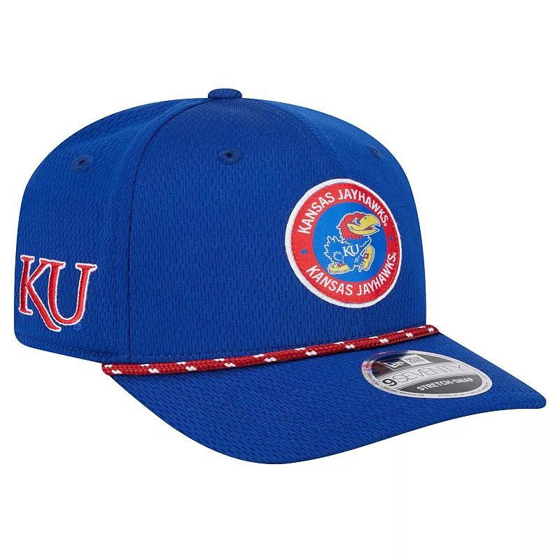 Mens New Era Royal Kansas Jayhawks COOLERA 9SEVENTY Rope Stretch-Snap Hat Product Image