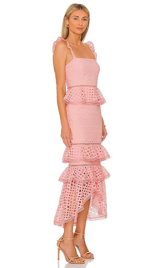 NBD Haze Midi Dress in Pink. - size XXS (also in M, XS) Product Image