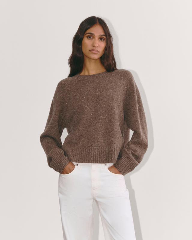 The Boxy Crew in Cashmere Product Image