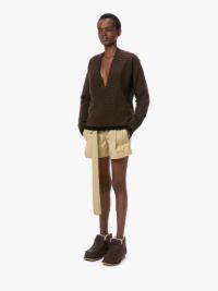 FOLD OVER TRENCH SHORTS in neutrals | JW Anderson US  Product Image