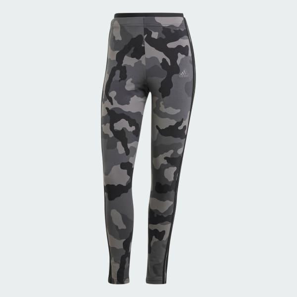 Essentials 3-Stripes Camo Print 7/8 Length Leggings Product Image