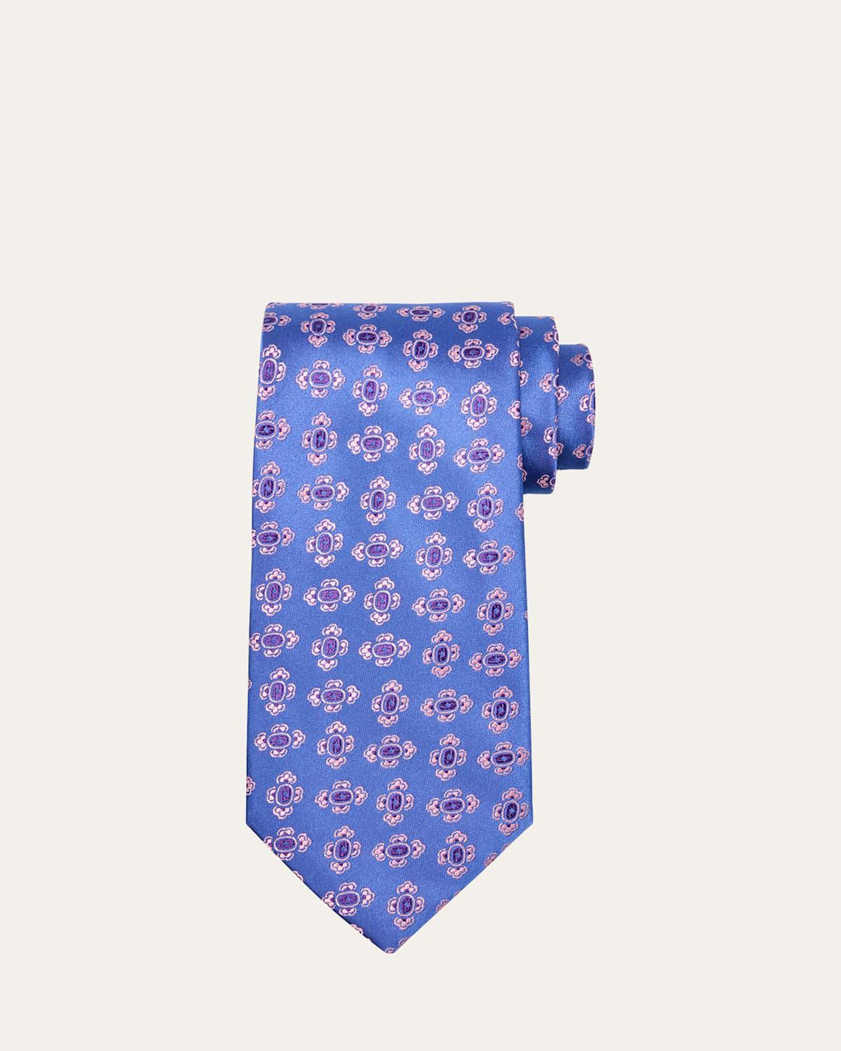 Mens Medallion Silk Tie Product Image