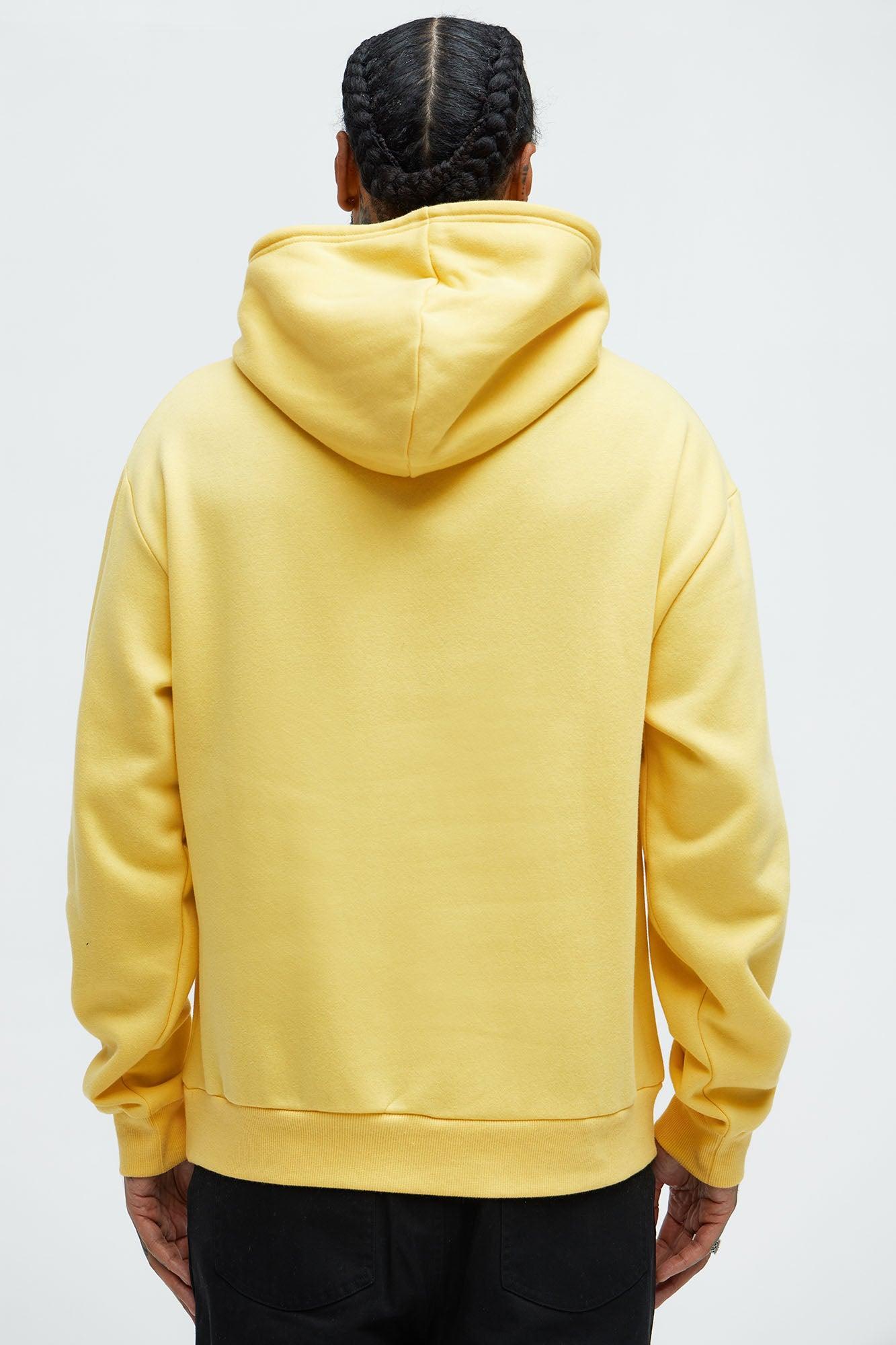 Anime Hits Different Hoodie - Yellow Product Image