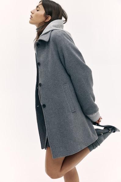 Knee-Length Coat Product Image