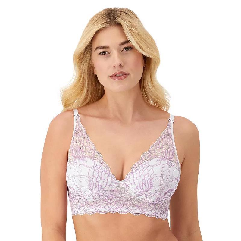 Maidenform Lightly Lined Convertible Lace Bralette DM1188, Womens Mystical Purple Product Image